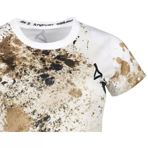  Tricou funcțional premium pentru femei ALTISPORT VOJ/ALW055TR01 ALB MARO 