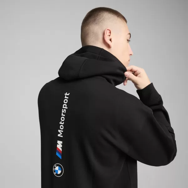  Panoul pentru bărbați PUMA BMW MMS ESS+ FZ HDED JACKET 630629_01 PUMA NEGRU 