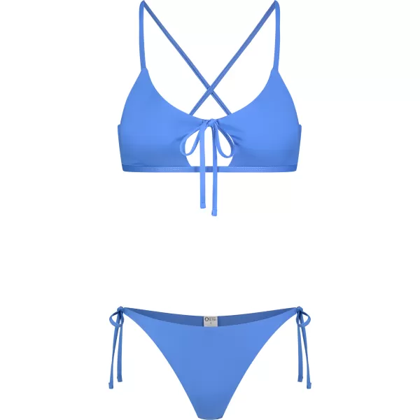  Bikini pentru femei - partea de sus NORDBLANC NBSSS8211 ALBASTRU 