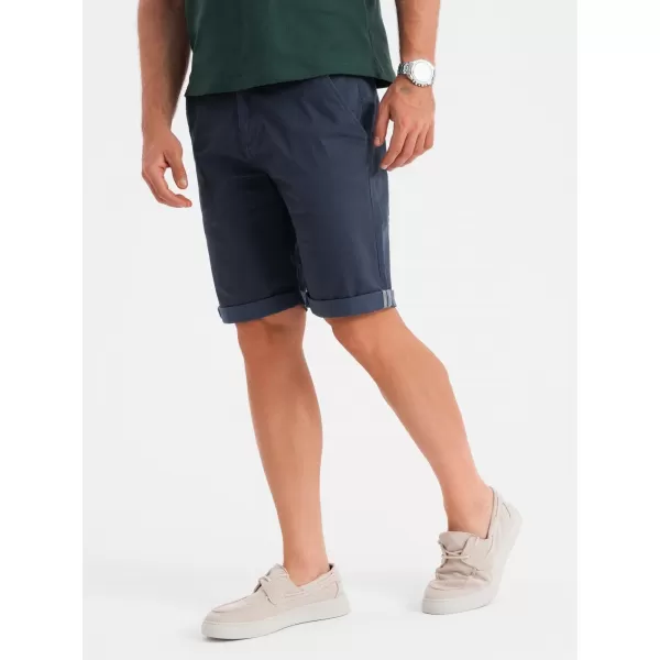  Pantaloni scurţi OMBRE OM-SRCS-0197 ALBASTRU MARIN 