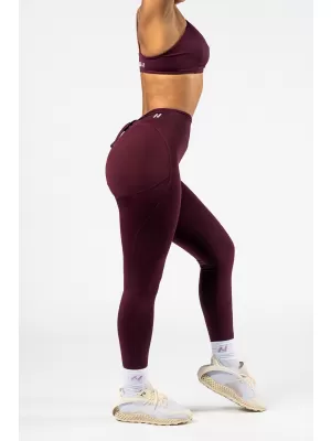 Jambiere modelante cu sireturi STRONG BEAUTY 426 DARK RED Nebbia