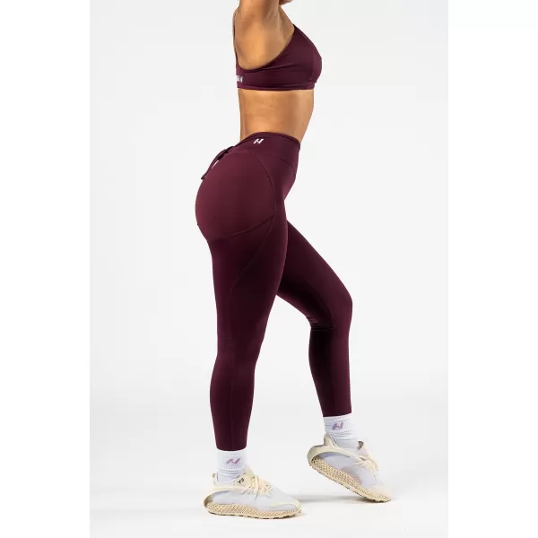  Jambiere modelante cu sireturi STRONG BEAUTY 426 DARK RED Nebbia 