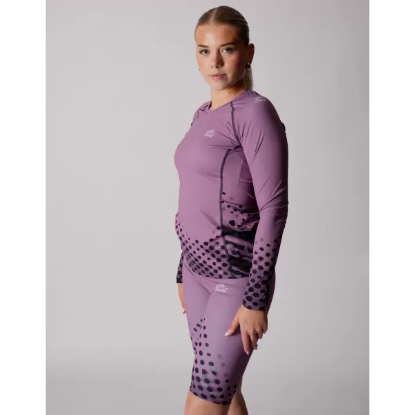  Tricou funcțional pentru femei cu mâneci lungi premium ALTISPORT VOJ/ALW109TR03 VIOLET 