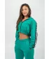 Hanorac crop ICONIC 254 VERDE Nebbia