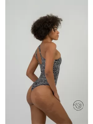 FORTALEZA Monokini - zebra 735 ALB Nebbia