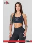 Sutien sport spalat cu suport mediu GOLDEN AGE 778 BLACK Nebbia