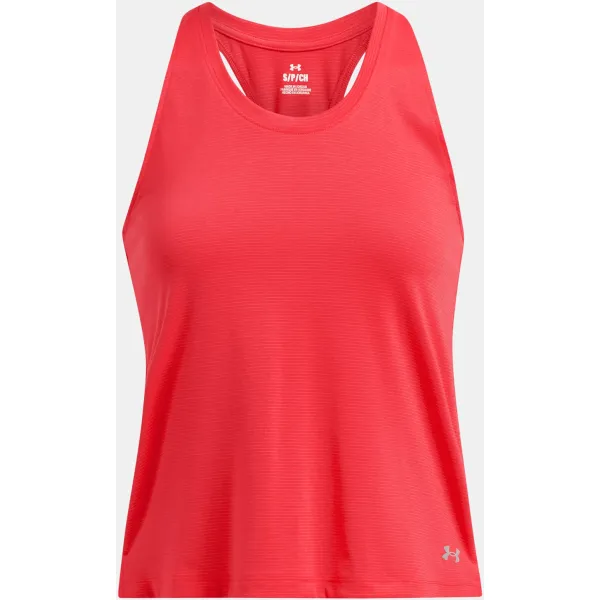  Maieu de damă UNDER ARMOUR LAUNCH SINGLET 1382436-713 ROŞU 