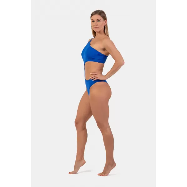  Monokini asimetric pe un umăr 459 BLUE Nebbia 