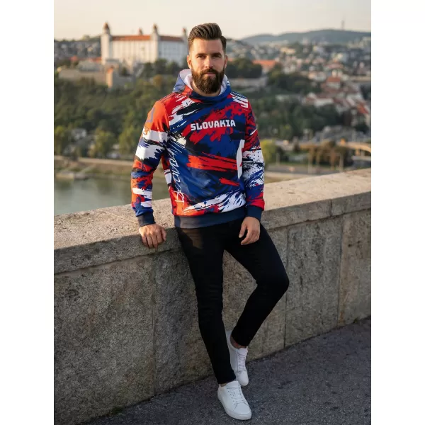  Premium cu hanorac funcțional pentru bărbați ALTISPORT VOJ/ALM036SL/MI01 SL 