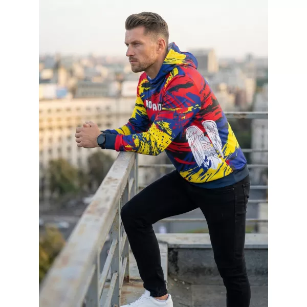  Premium cu hanorac funcțional pentru bărbați ALTISPORT VOJ/ALM036RO/MI01 ROL 