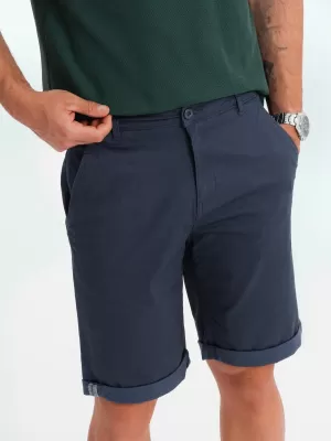 Pantaloni scurţi OMBRE OM-SRCS-0197 ALBASTRU MARIN
