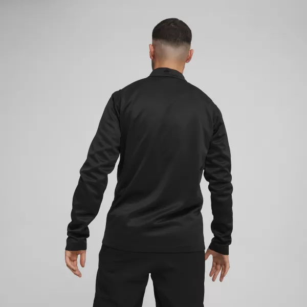  Cămaşă PUMA TEAMGOAL TRAINING 1/4 ZIP TO 658629_03 PUMA NEGRU/ALB/GRI ÎNCHIS 
