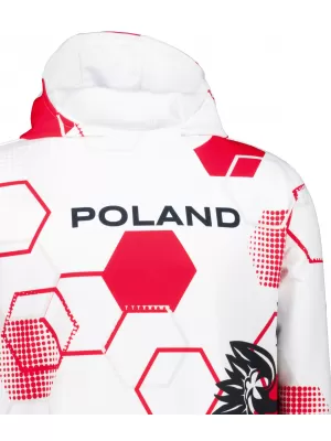 Premium cu hanorac funcțional pentru bărbați ALTISPORT VOJ/ALM036PL/MI01 HEXA-WH