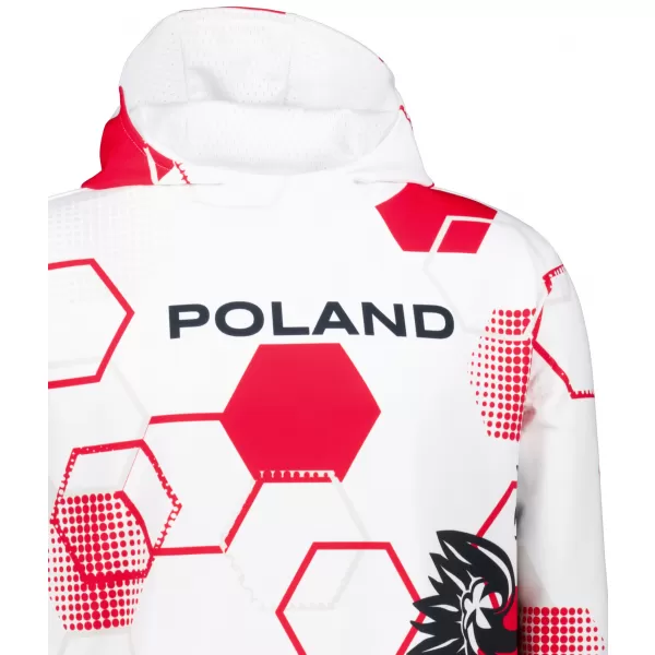  Premium cu hanorac funcțional pentru bărbați ALTISPORT VOJ/ALM036PL/MI01 HEXA-WH 