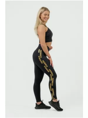 Sutien sport de damă cu susținere ridicată INTENSE Asymmetric 841 BLACK Nebbia