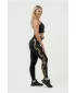 Sutien sport de damă cu susținere ridicată INTENSE Asymmetric 841 BLACK Nebbia
