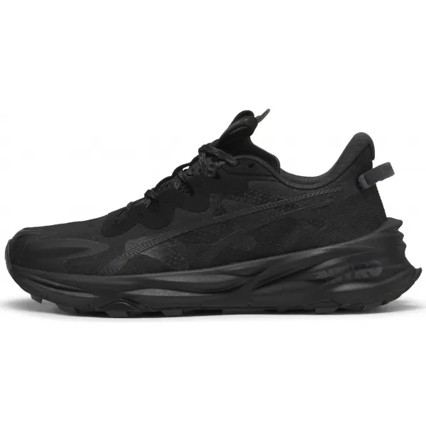  Pantofi pentru bărbați PUMA FAST-TRAC NITRO 3 379786_08 FLAT DARK GRAY/ GRI ÎNCHIS ÎNCHIS/PUMA NEGRU 