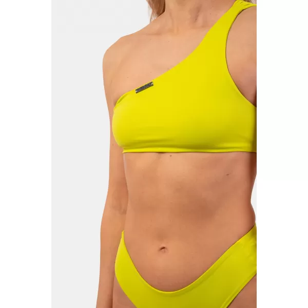  Top de bikini cu bandă cu un umăr - Top 448 VERDE Nebbia 