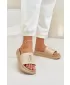 Papuci dama BIG STAR LL274A210 BEI Pantofi Big Star
