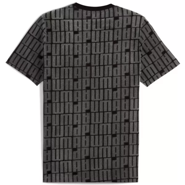 Tricou pentru bărbați PUMA ESS LOGO LAB AOP TEE 688185-01 NEGRU 