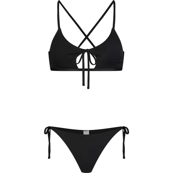  Bikini pentru femei - partea de sus NORDBLANC NBSSS8211 NEGRU 