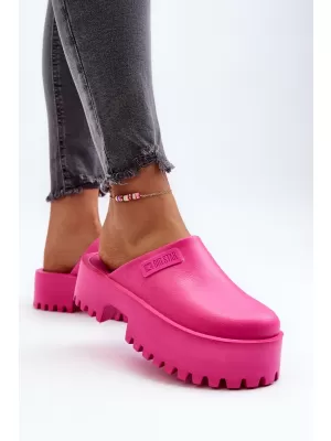 Papuci dama BIG STAR NN274019 ROZ Pantofi Big Star