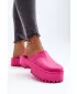 Papuci dama BIG STAR NN274019 ROZ Pantofi Big Star