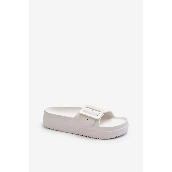 Papuci dama BIG STAR NN274A661 WHITE Pantofi Big Star 