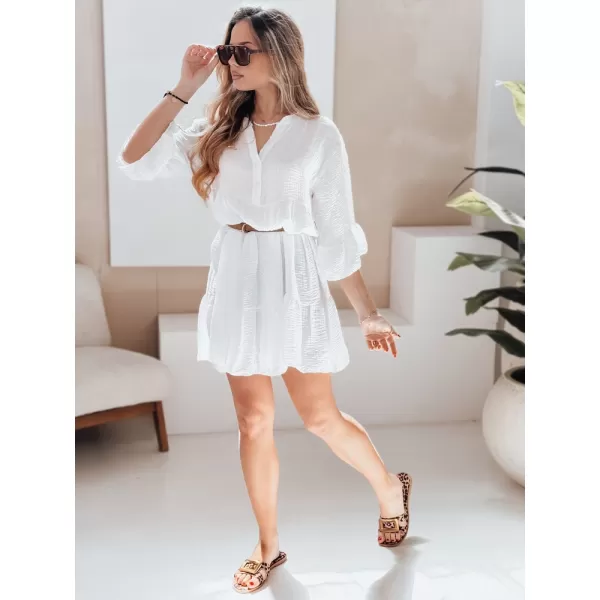  Rochie DSTREET LYVONNE EY2613 ALB 