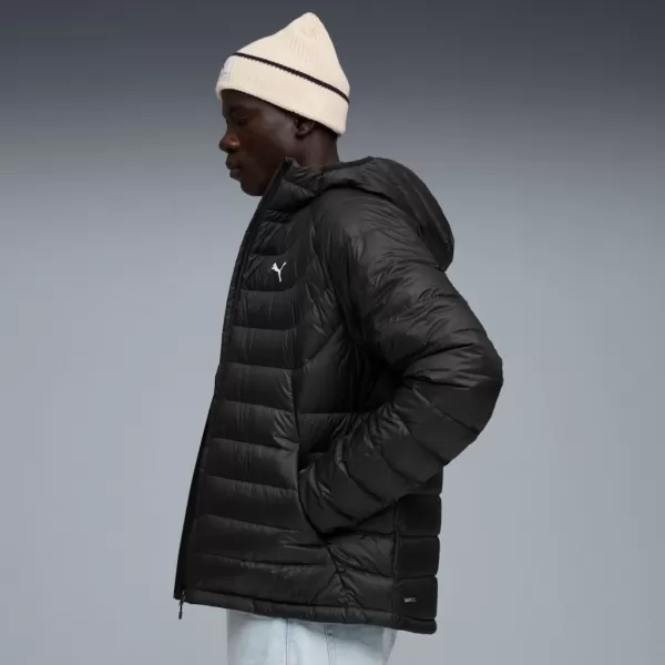 Jachetă pentru bărbați PUMA PACKLITE HOODED DOWN JACKET 685221-01 NEGRU 
