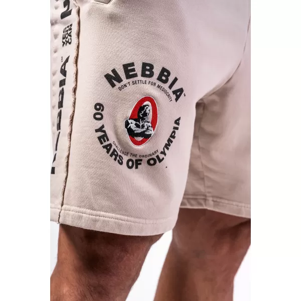  Pantaloni scurti de trening spalati LEGEND 786 LIGHT GREY Nebbia 