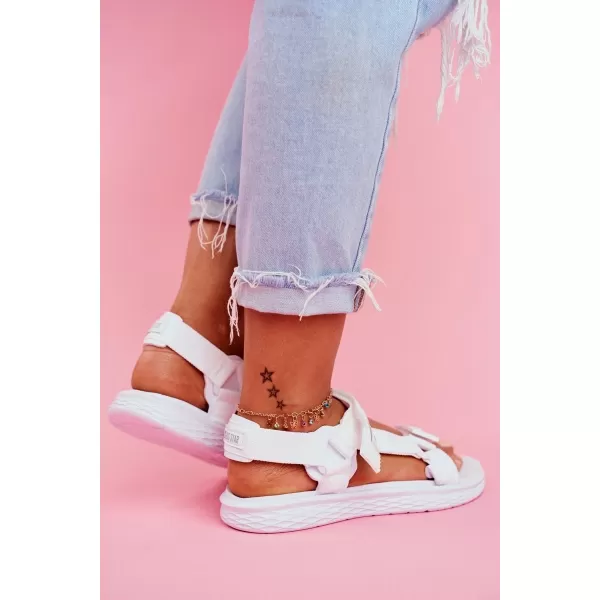  Sandale dama BIG STAR FF274A603 ALBE Pantofi Big Star 