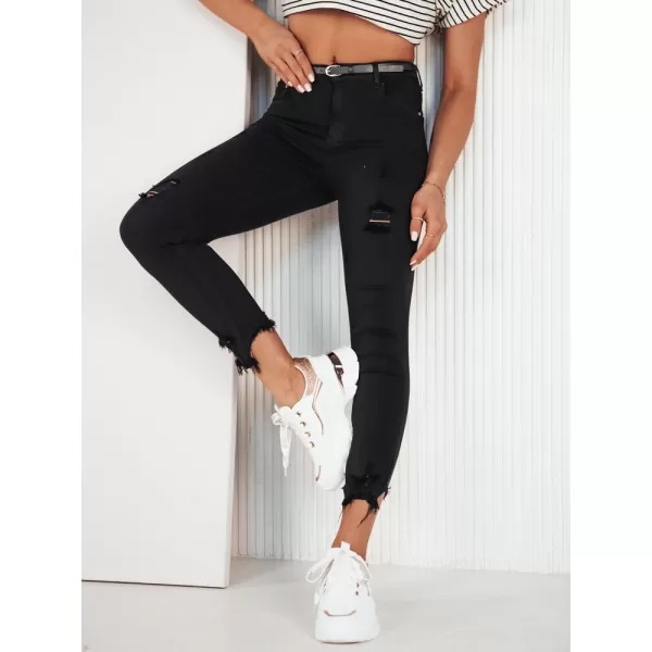 Pantalonii pentru doamne DSTREET FAROL UY1906 NEGRU 