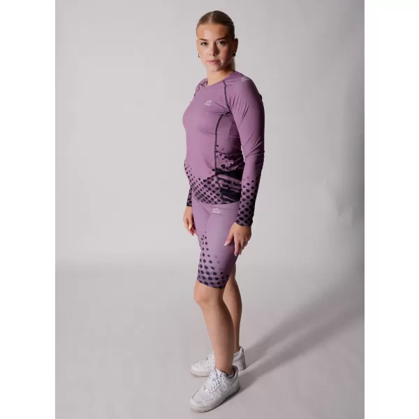  Tricou funcțional pentru femei cu mâneci lungi premium ALTISPORT VOJ/ALW109TR03 VIOLET 