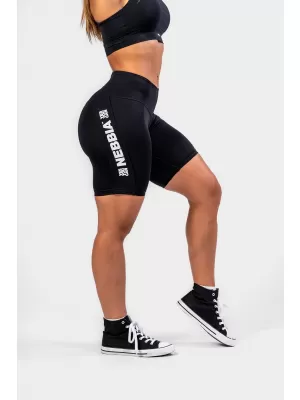 Pantaloni scurți de ciclism cu talie înaltă ICONIC 238 BLACK Nebbia