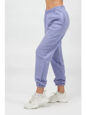 Pantaloni de trening sport largi GYM TIME 281 LIGHT PURPLE Nebbia