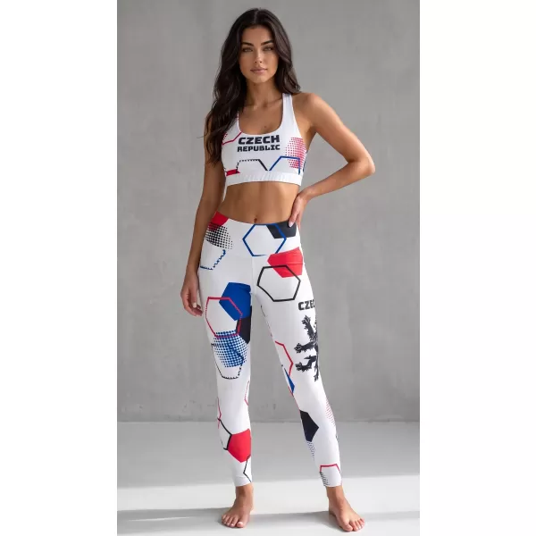  Premium de sutien sport funcțional pentru femei ALTISPORT VOJ/ALW036POD01 HEXA WHITE 