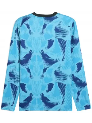 Cămaşă PUMA TEAMTARGET GK LS JERSEY 706519_02 BRIGHT AQUA / AQUA BRIGHT / PUMA ALB
