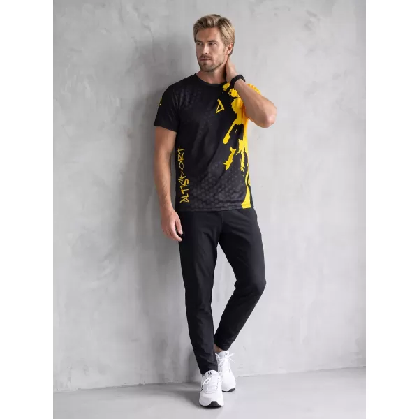  Premium funcțional pentru bărbați ALTISPORT VOJ/ALM112TR01 PORTOCALIU NEGRU 