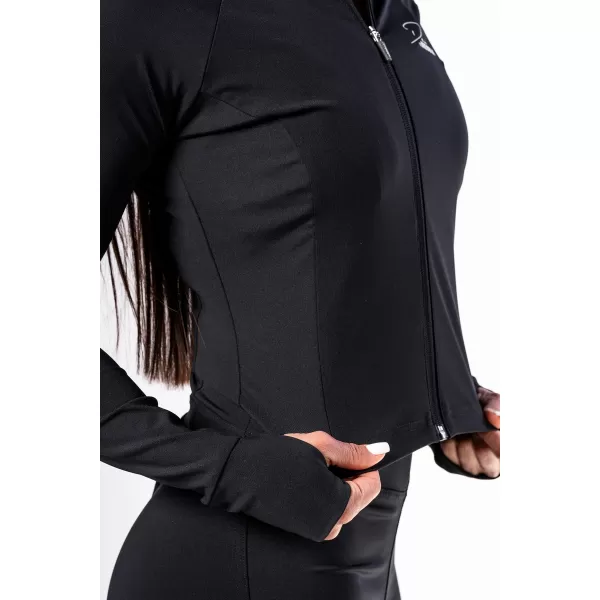  Trening Deni x Fitness cu fermoar 314 BLACK Nebbia 