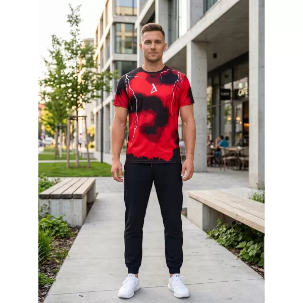 Premium funcțional pentru bărbați ALTISPORT VOJ/ALM113TR01 ROŞU 