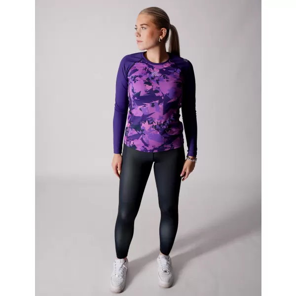  Tricou funcțional pentru femei cu mâneci lungi premium ALTISPORT VOJ/ALW110TR03 VIOLET 