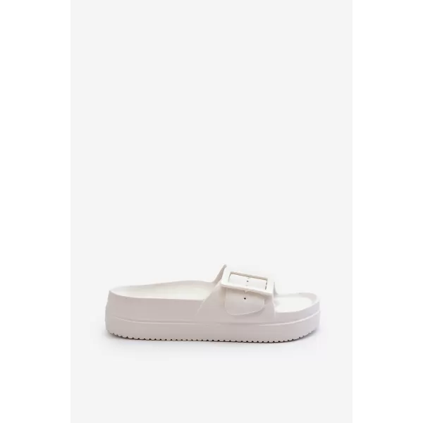  Papuci dama BIG STAR NN274A661 WHITE Pantofi Big Star 