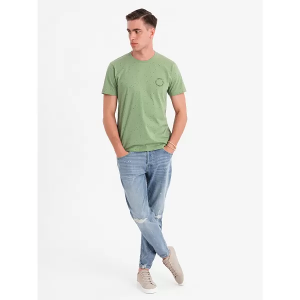  Cămaşă OMBRE OM-TSFP-0186 VERDE 