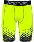 Jambiere sport pentru bărbați pe genunchii premium ALTISPORT VOJ/ALM109LEG02 GALBEN FLUO