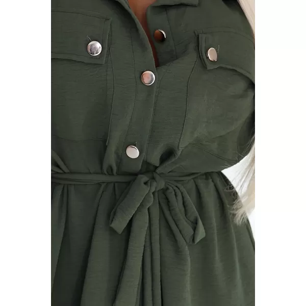  Rochie NUMOCO 531-5 KAKI 