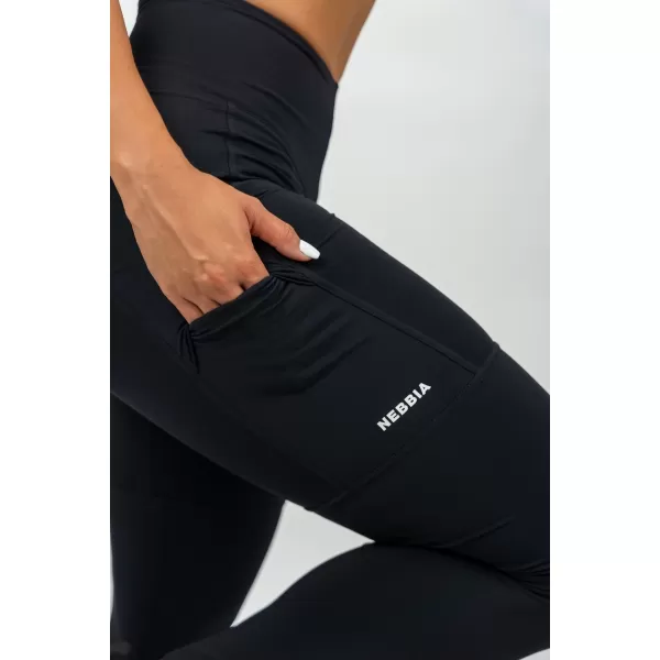  Jambiere cu talie înaltă LEG DAY GOALS 248 NEGRU Nebbia 