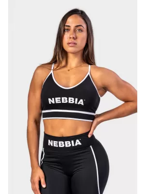 Sutien sport cu suport mediu MY RULES 608 BLACK Nebbia