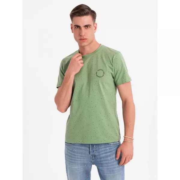  Cămaşă OMBRE OM-TSFP-0186 VERDE 