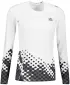Tricou funcțional pentru femei cu mâneci lungi premium ALTISPORT VOJ/ALW109TR03 ALB -ȘI -BLACK